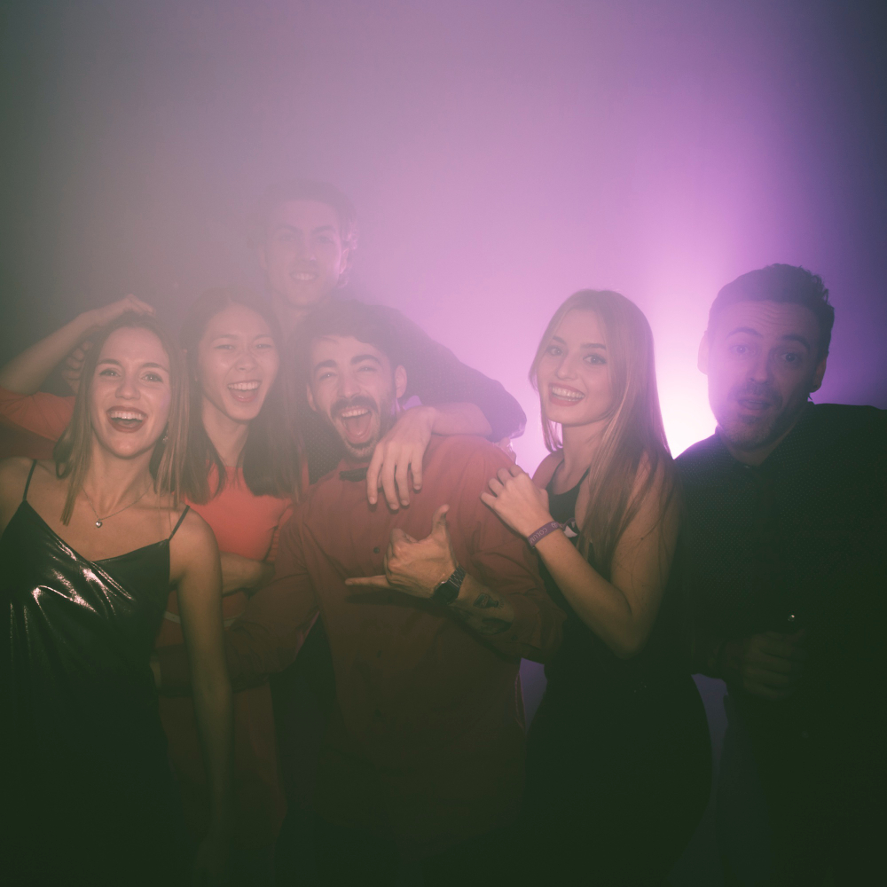 : Crowd enjoying Bollywood music at Bollywood night club in Bur Dubai